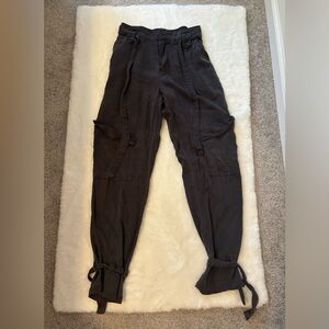 YGB Grey Tencel cargo pants